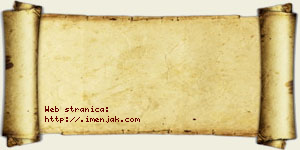 Lana Daničić vizit kartica